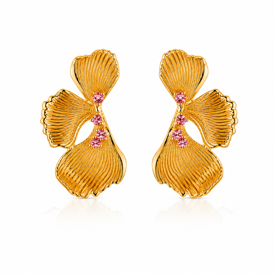 Iris Earrings - Gold Plated