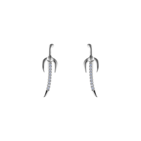 Saif Earrings - Silver