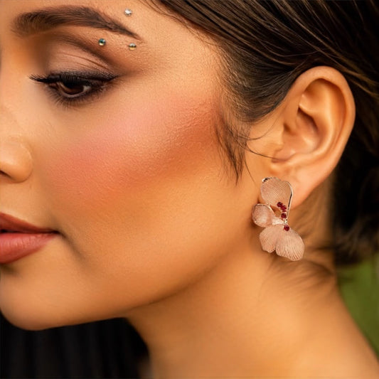 Iris Earrings - Rose Gold